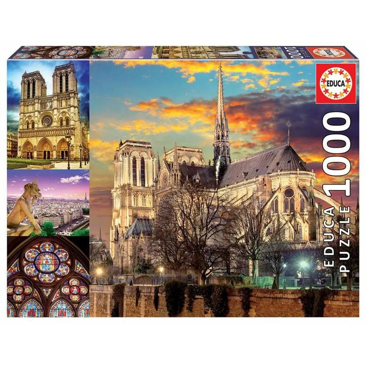 Puzzle Educa Notre Dame 1000 Kusy - Hračky a Hry Hlavolamy