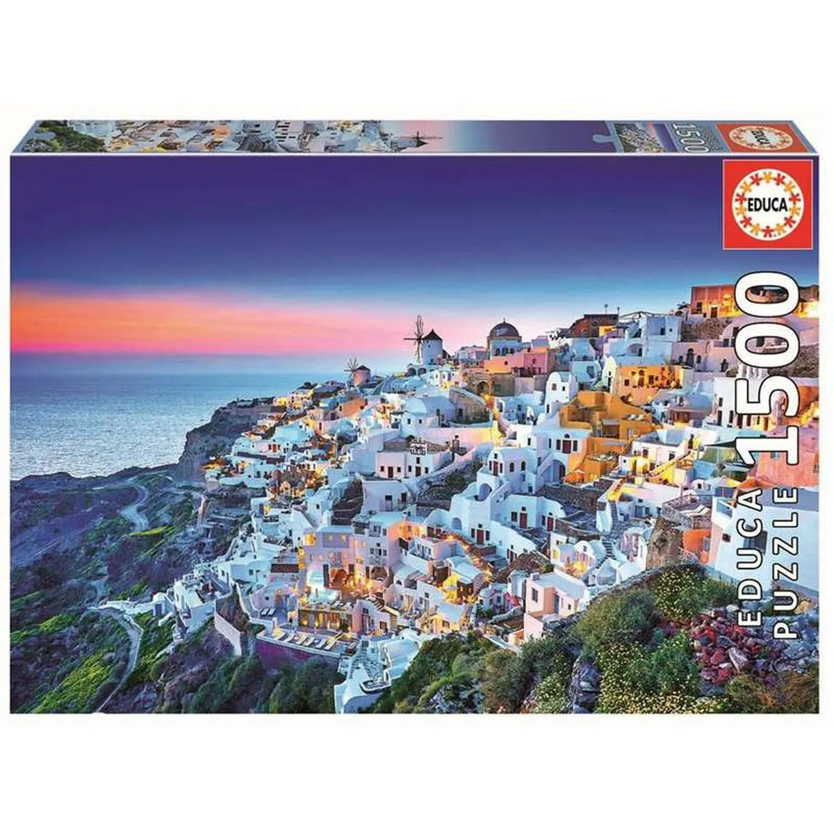 Puzzle Educa Santorini 1500 Kusy - Hračky a Hry Hlavolamy