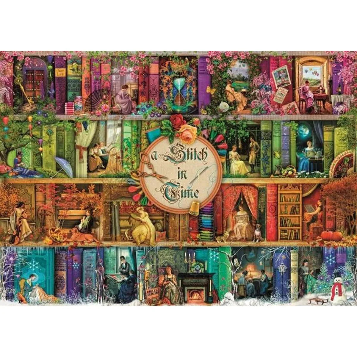 Puzzle Educa a Stitch In Time 3000 Kusy - Hračky a Hry Hlavolamy