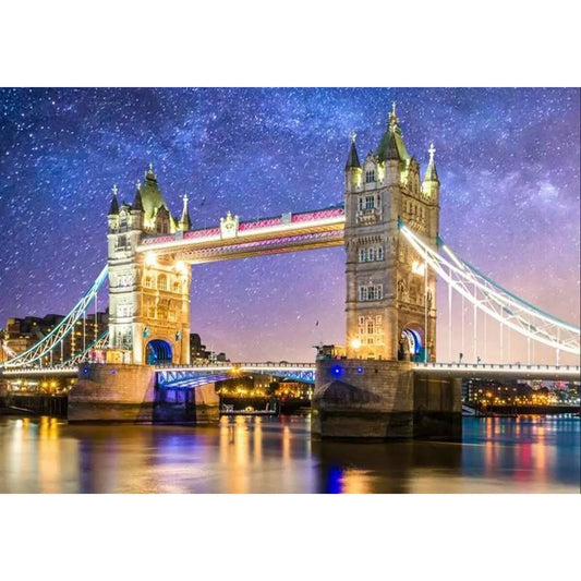 Puzzle Educa Tower Bridge Neon 1000 Kusy - Hračky a Hry Hlavolamy