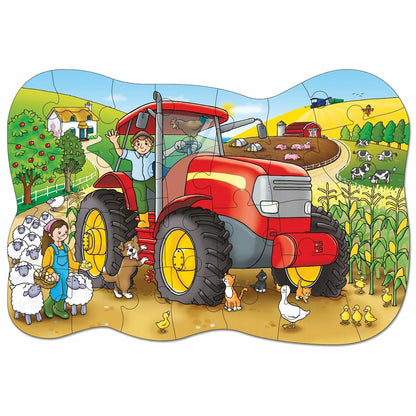 Puzzle Orchard Big Tractor - Hračky a Hry Hlavolamy