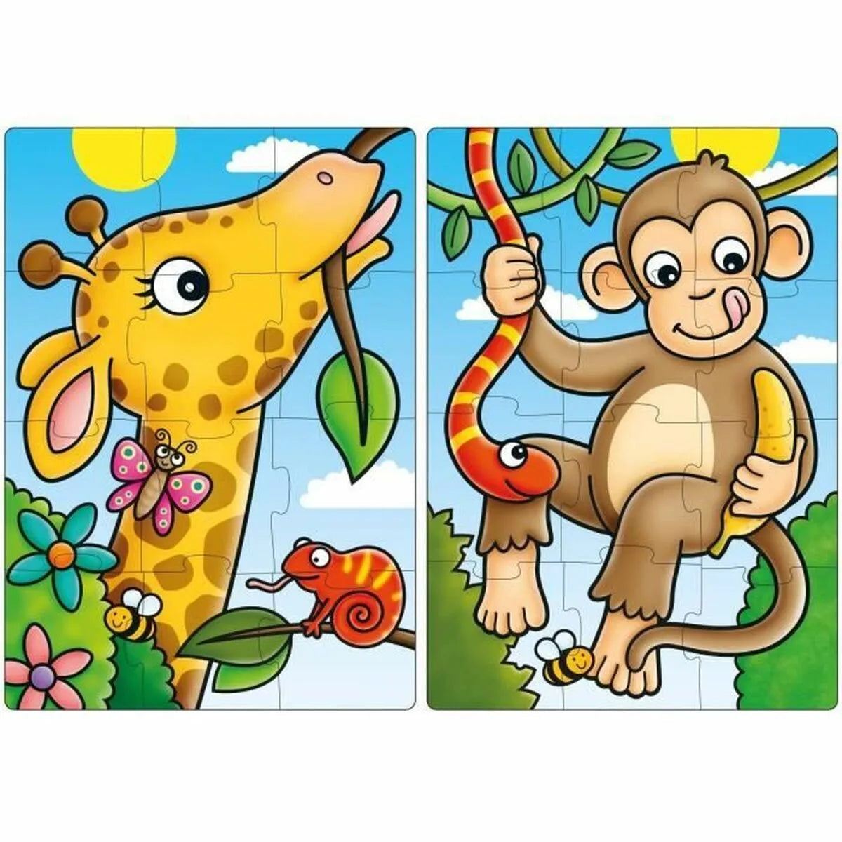 Puzzle Orchard First Jungle Friends (fr) - Hračky a Hry Hlavolamy