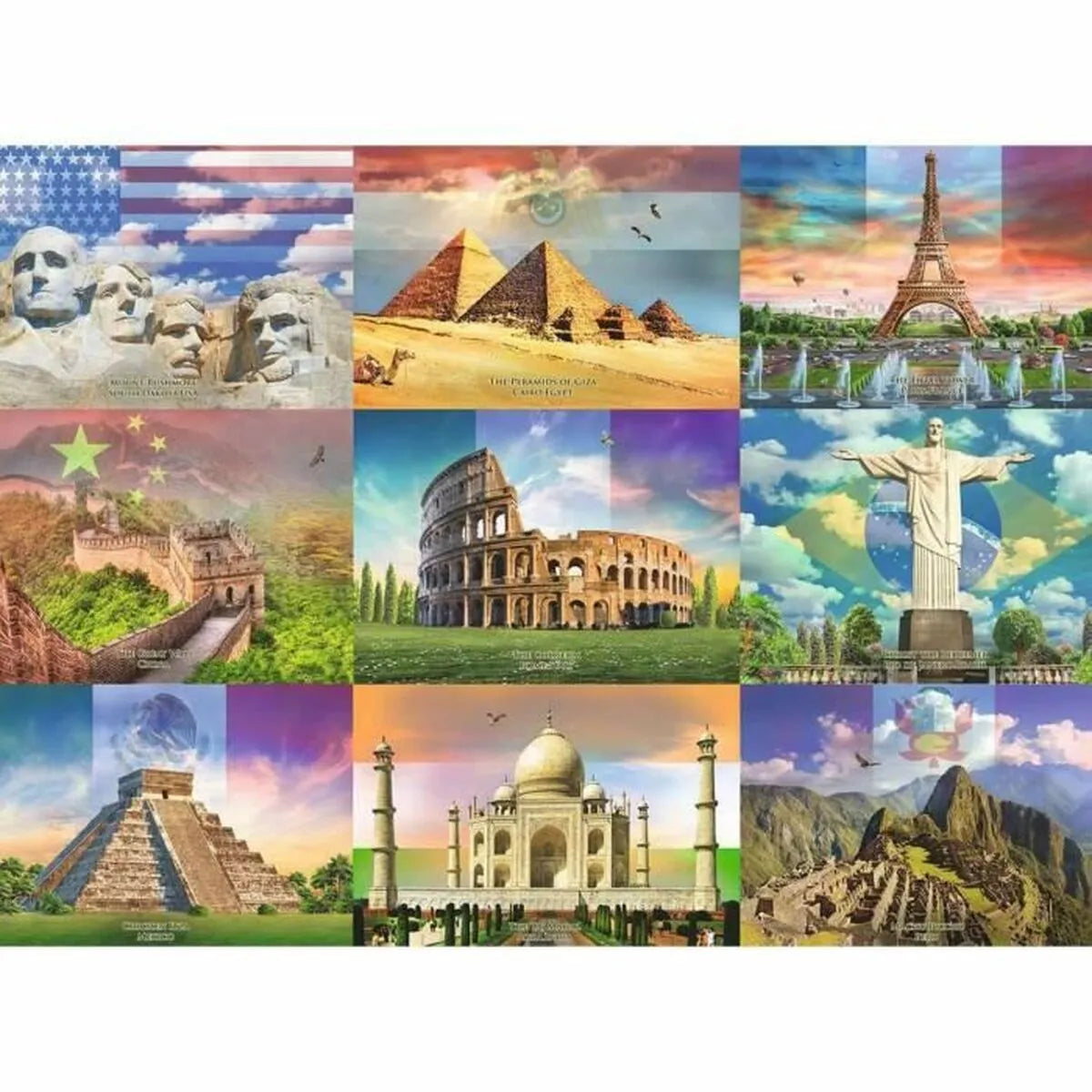 Puzzle Ravensburger 13290 Xxl Monumenty Sveta 200 Kusov