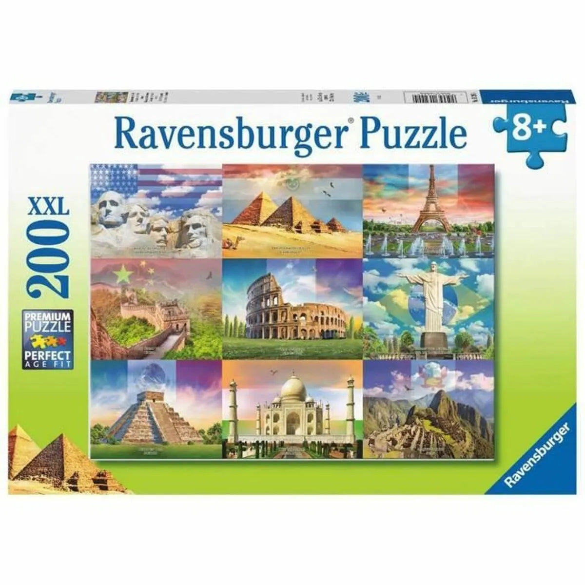 Puzzle Ravensburger 13290 Xxl Monumenty Sveta 200 Kusov