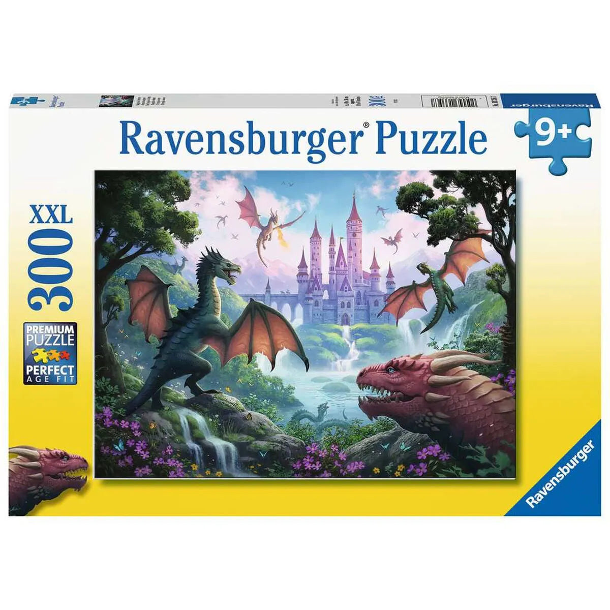 Puzzle Ravensburger 13356 The Dragon’s Wrath Xxl 300 Kusy