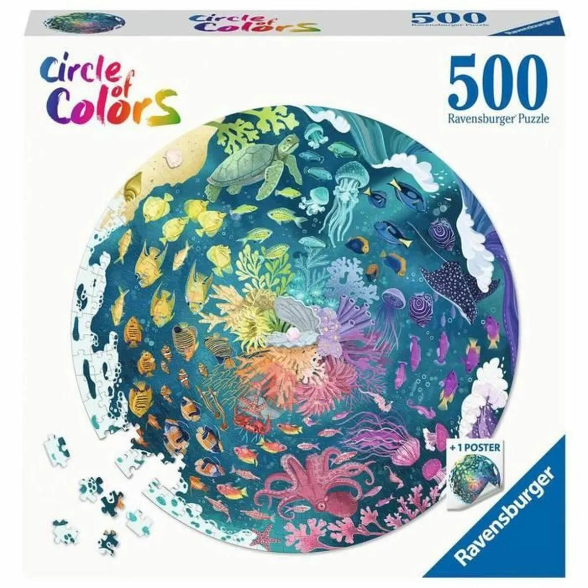 Puzzle Ravensburger 17170 Oceán 500 Kusy