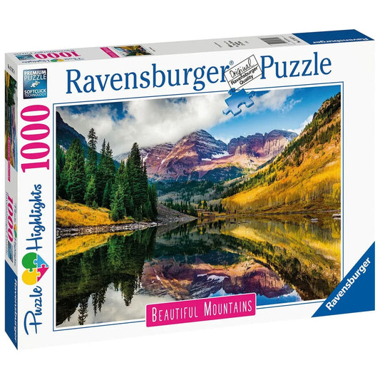 Puzzle Ravensburger 17317 Aspen - Colorado 1000 Kusy - Hračky a Hry Hlavolamy