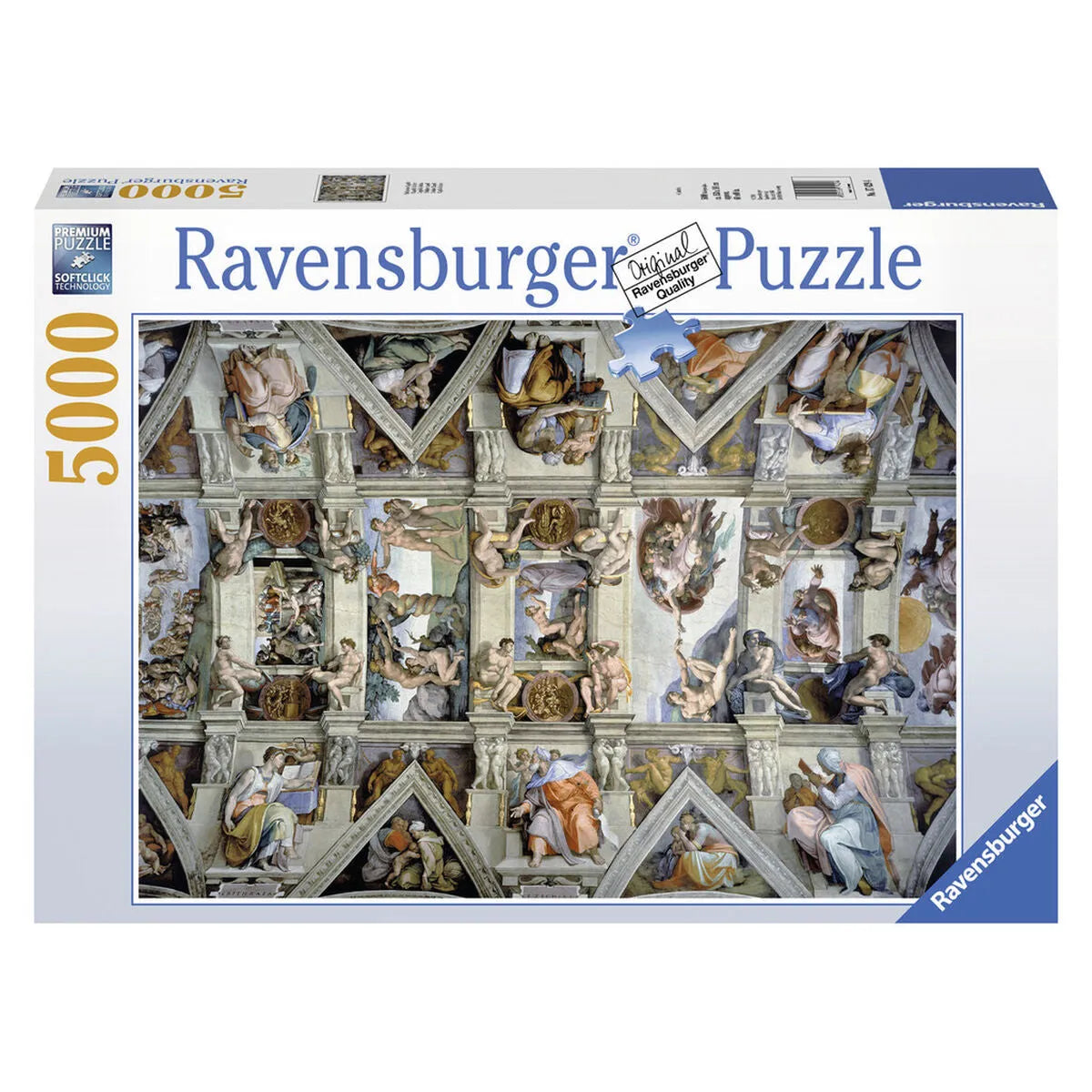 Puzzle Ravensburger 17429 Sixtínska Kaplnka - Michelangelo 5000 Kusov - Hračky a Hry Hlavolamy