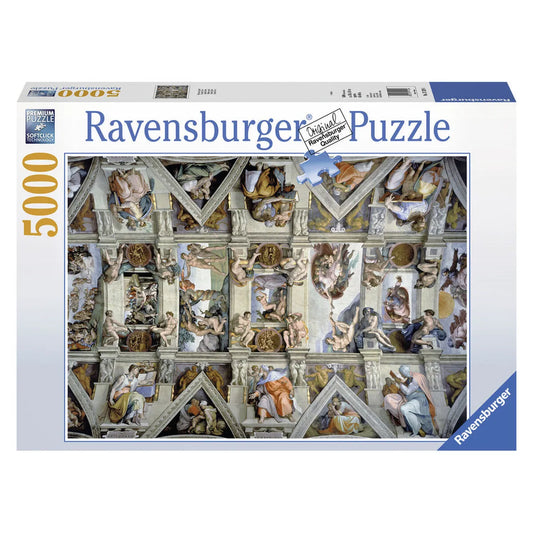 Puzzle Ravensburger 17429 Sixtínska Kaplnka - Michelangelo 5000 Kusov - Hračky a Hry Hlavolamy