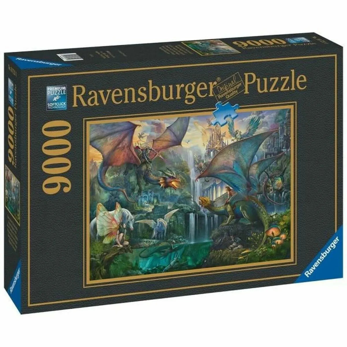 Puzzle Ravensburger čarovný Les Drakov (9000 Kusov)