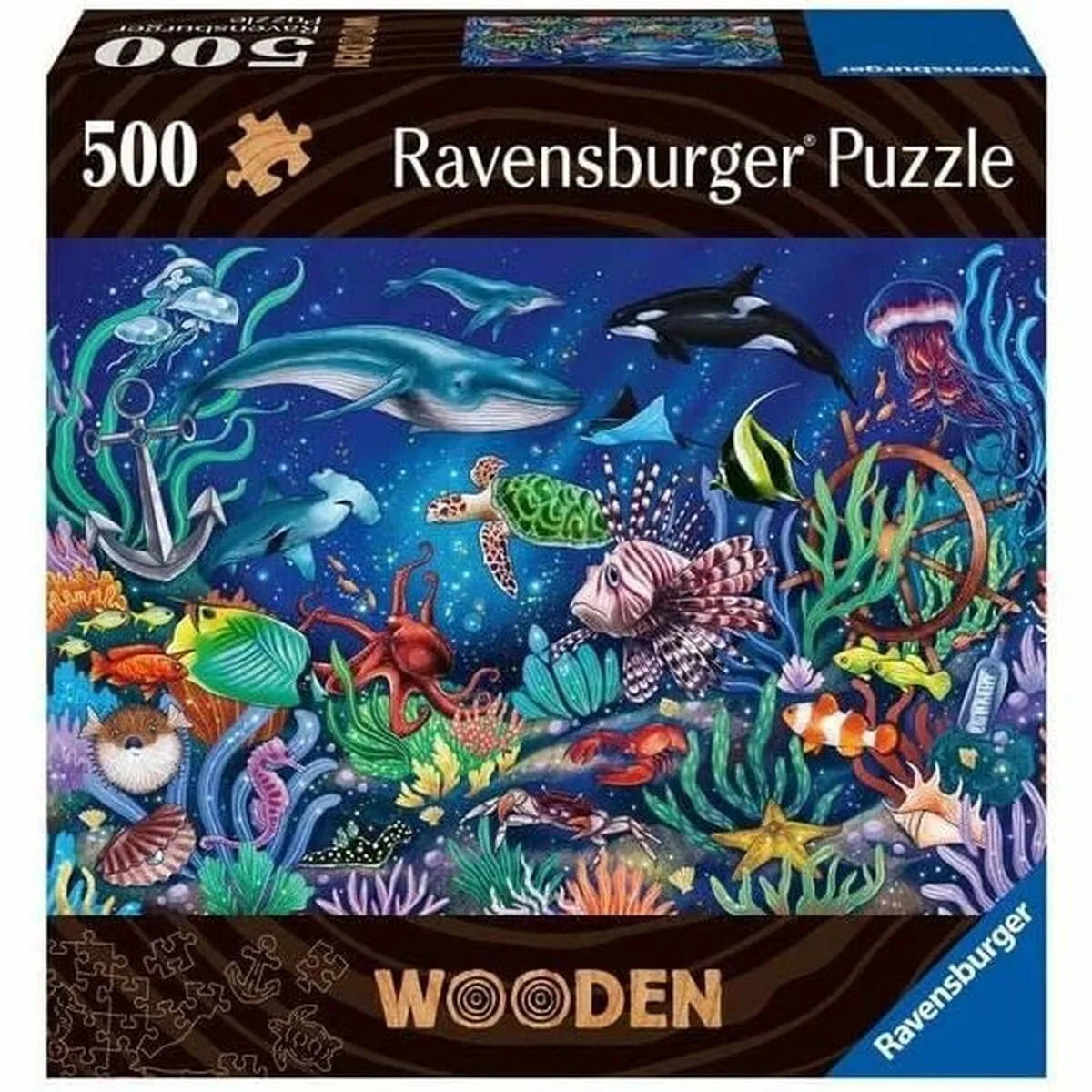 Puzzle Ravensburger Colorful Marine World 00017515 500 Kusy - Hračky a Hry Hlavolamy