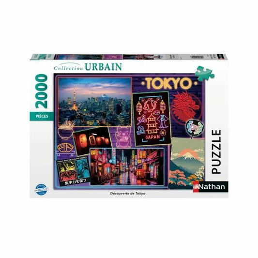 Puzzle Ravensburger Découverte De Tokyo 2000 Kusy - Hračky a Hry Hlavolamy