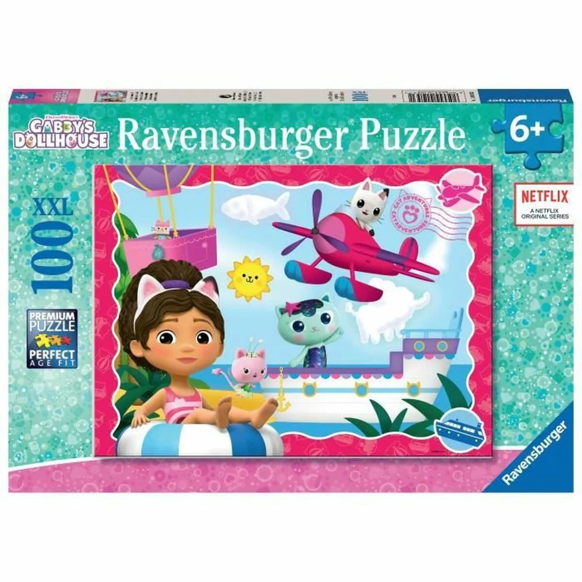 Puzzle Ravensburger Gabby´s Dollhouse 100 Kusy - Hračky a Hry Hlavolamy