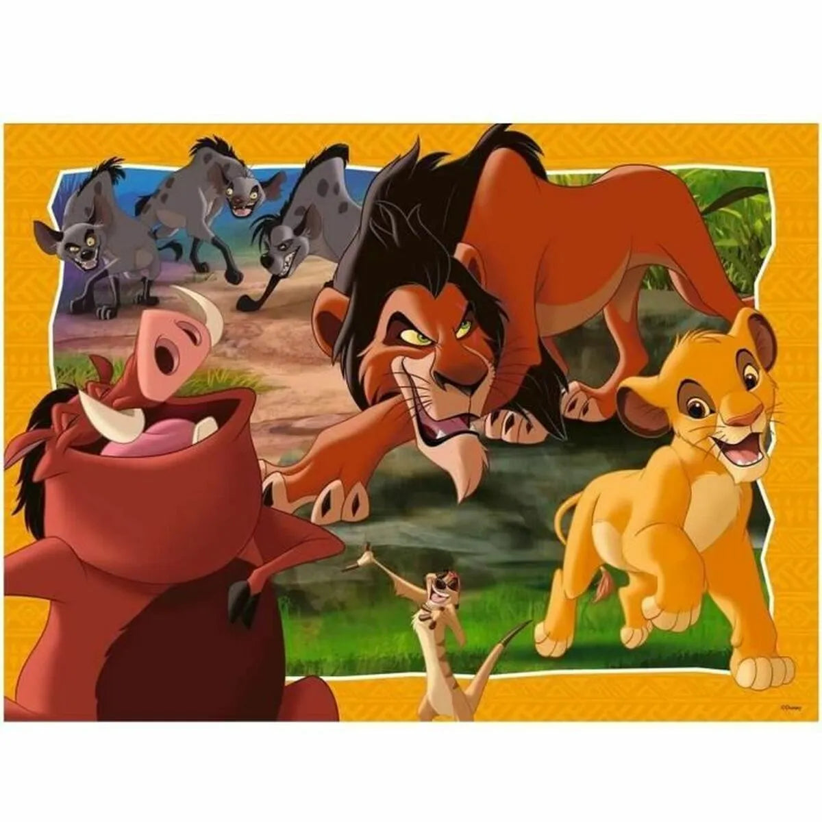 Puzzle Ravensburger Lion King 200 Kusy (1 Kusov) - Hračky a Hry Hlavolamy