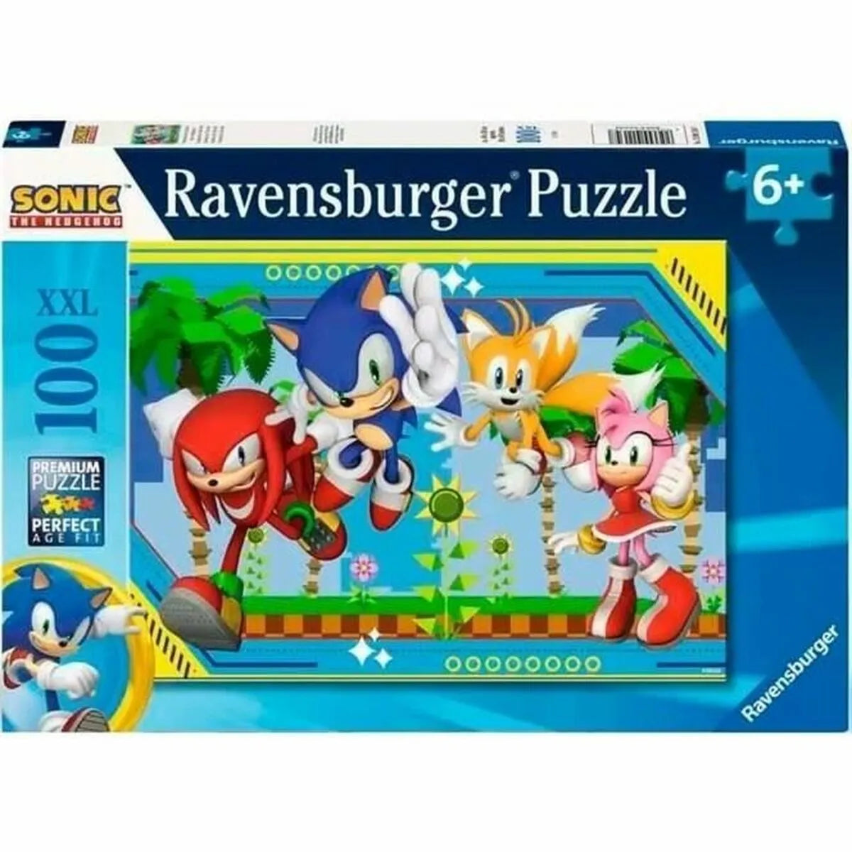 Puzzle Ravensburger Sonic 100 Kusy - Hračky a Hry Hlavolamy