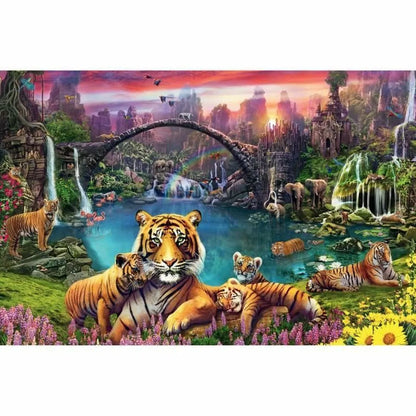 Puzzle Ravensburger Tigers In The Lagoon 3000 Kusy