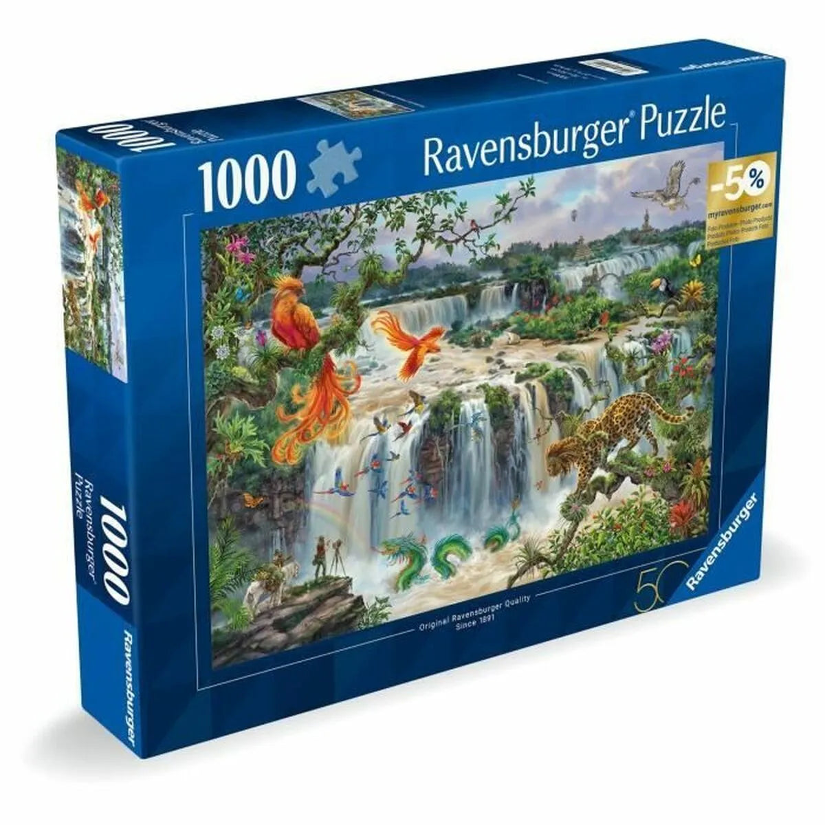 Puzzle Ravensburger Waterfall Iguazu - Hračky a Hry Hlavolamy