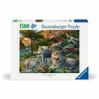 Puzzle Ravensburger Wolves In Spring