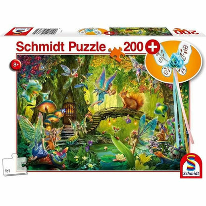 Puzzle Schmidt Spiele Fairies In The Forest 200 Kusy - Hračky a Hry Hlavolamy