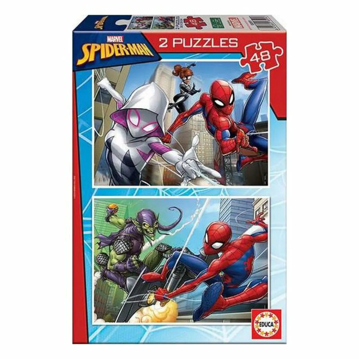 Puzzle Spiderman Educa (2 x 48 Pcs)