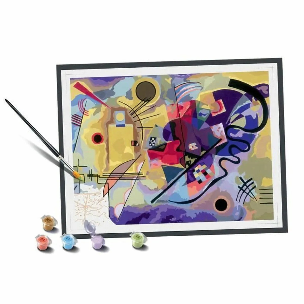 Puzzle na Vymaľovanie Ravensburger Kandinsky - Hračky a Hry Hlavolamy