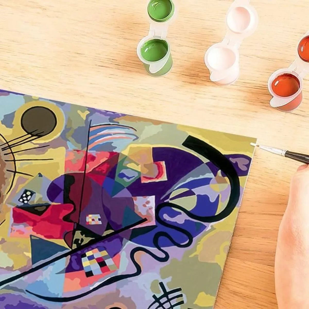 Puzzle na Vymaľovanie Ravensburger Kandinsky - Hračky a Hry Hlavolamy