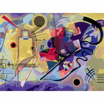 Puzzle na Vymaľovanie Ravensburger Kandinsky - Hračky a Hry Hlavolamy