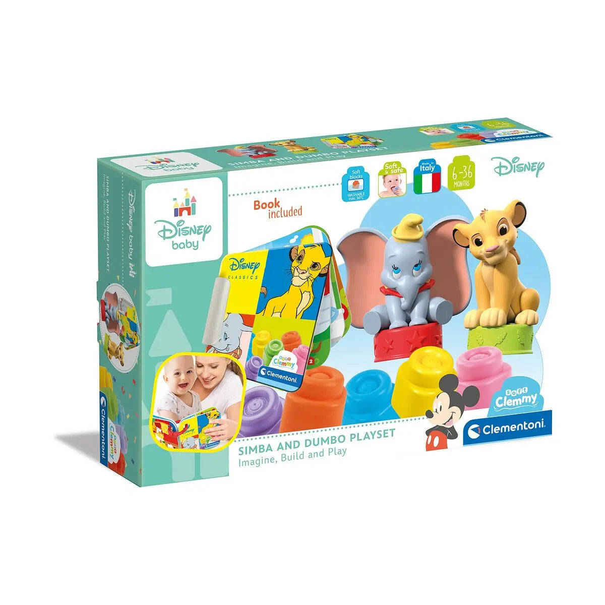 Puzzle Zvieratká Clementoni Disney Classics Clemmy Box - pre Najmenších