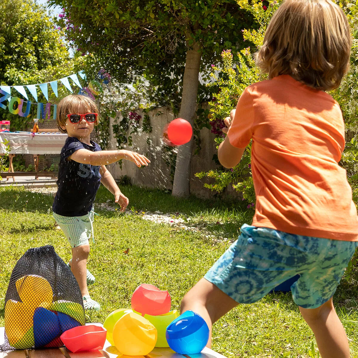 Reusable Water Balloons Waloons Innovagoods 12 Kusov - Hračky a Hry Outdoor športy