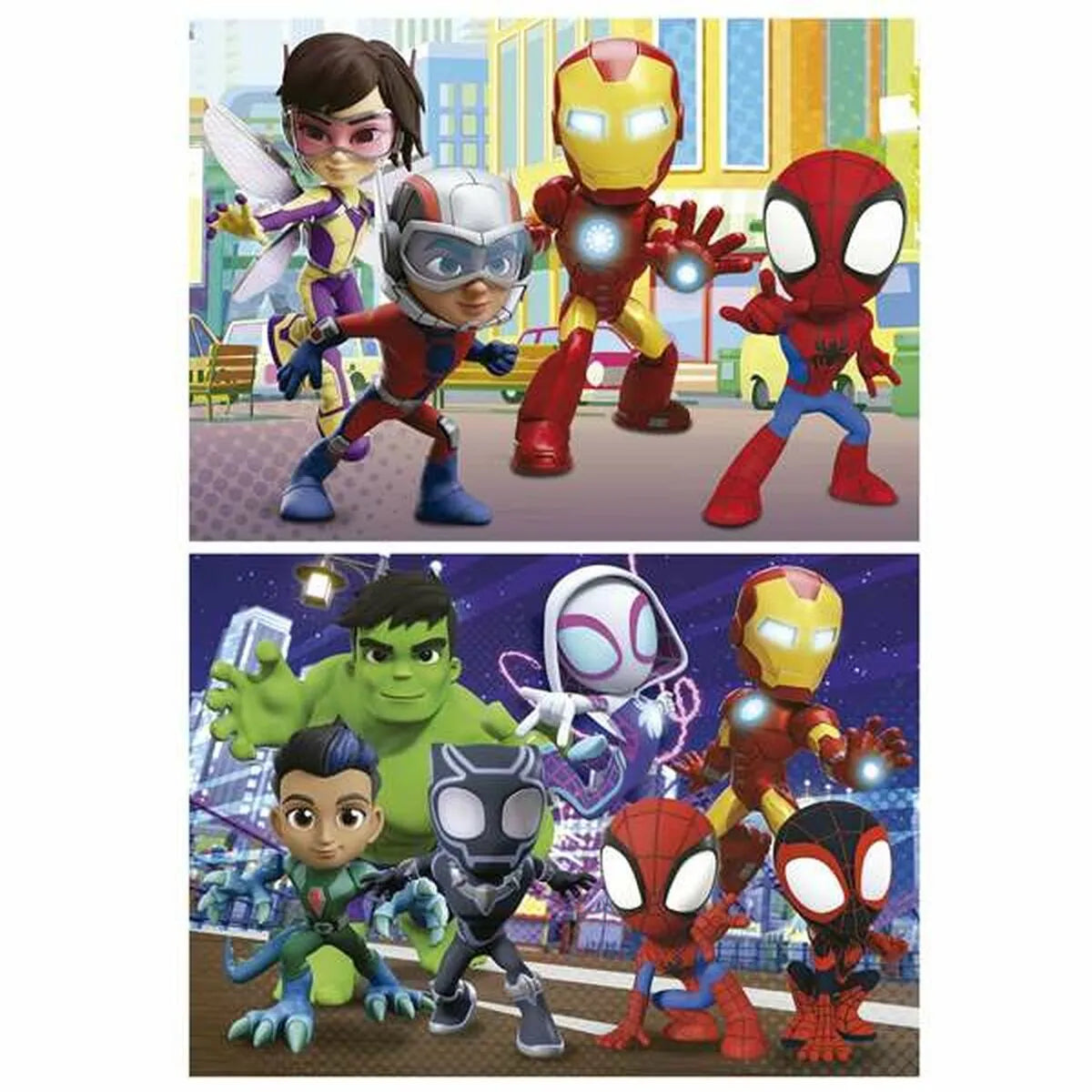 Sada 2 Puzzle Educa Spidey Amazing Friends - Puzzle