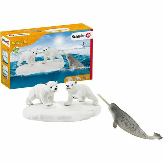 Sada Divokých Zvierat Schleich Polar Bear Slide + 3 Rokov - Hračky a Hry Bábiky Postavičky