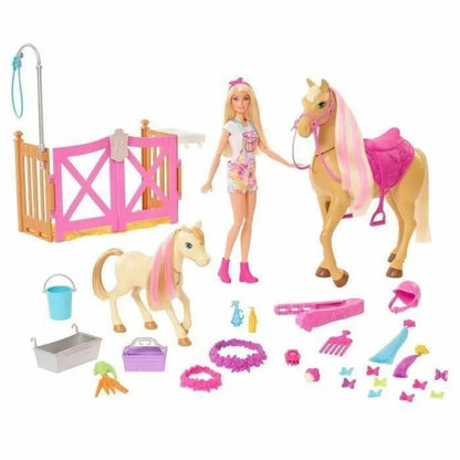 Sada Hračiek Barbie Toilettage Des Chevaux Plastické - Hračky a Hry Súpravy Doplnky