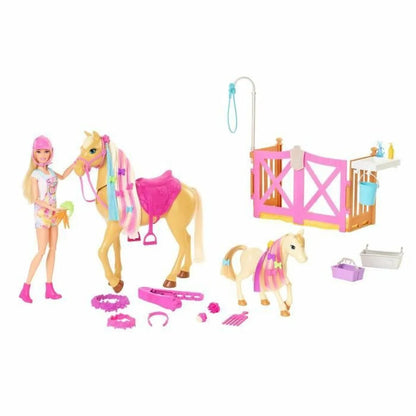 Sada Hračiek Barbie Toilettage Des Chevaux Plastické - Hračky a Hry Súpravy Doplnky