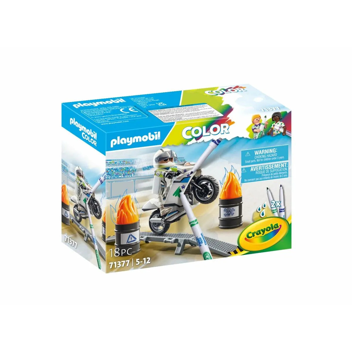 Sada Hračiek Playmobil Color Motocykel 18 Kusy - Hracie Sady