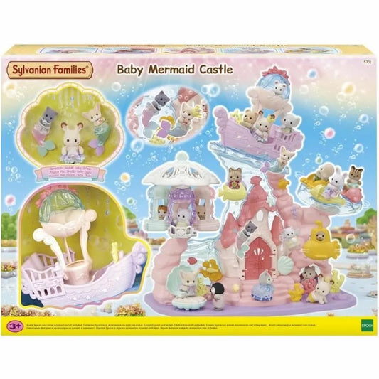 Sada Hračiek Sylvanian Families Babie Mermaid Castle Plastické - Bábiky