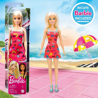 Sada Plážových Hračiek Barbie 8 Kusy 18 x 16 Cm - Hračky a Hry Outdoor športy