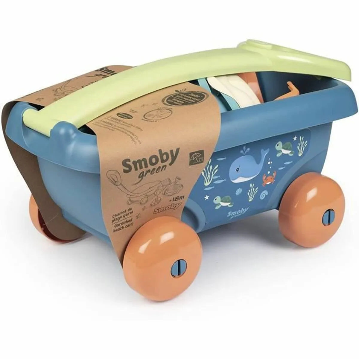 Sada Plážových Hračiek Smoby Beach Cart - Hračky a Hry Outdoor športy