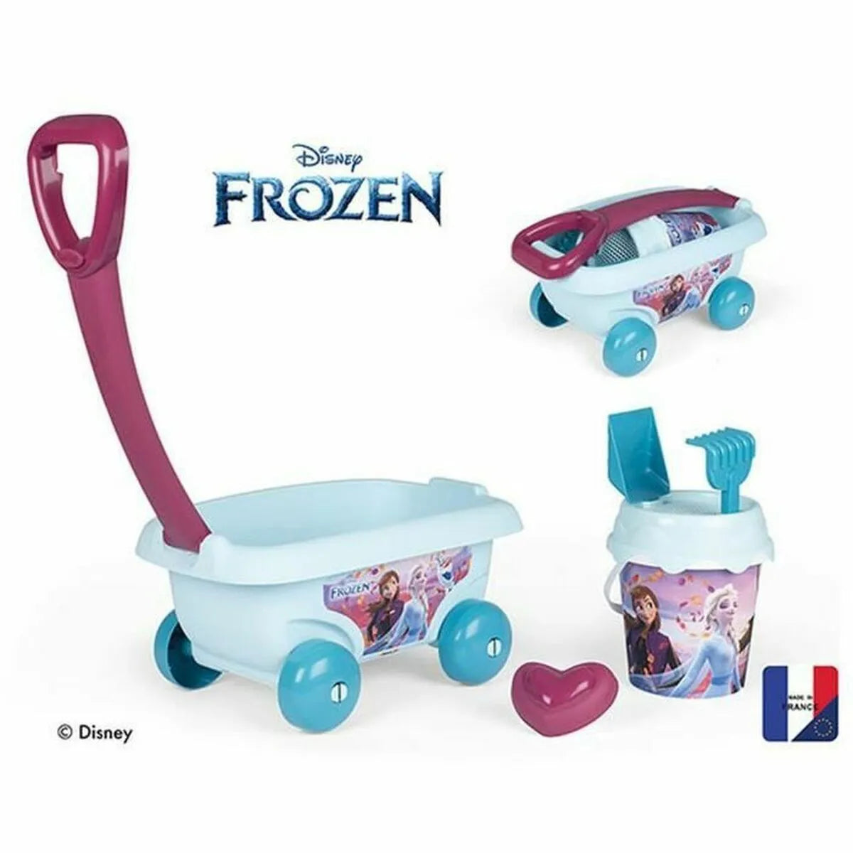 Sada Plážových Hračiek Smoby Frozen Flled Beach Cart - Hračky a Hry Outdoor športy