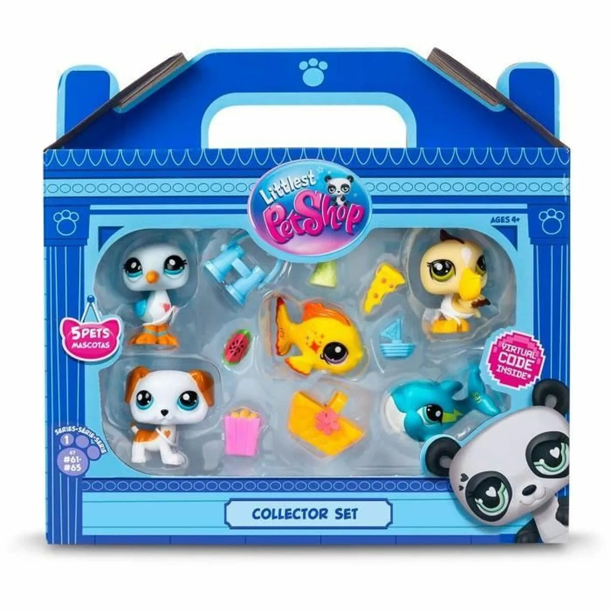 Sada Postavičiek Bandai Littlest Pet Shop Plastické - Hracie Sady