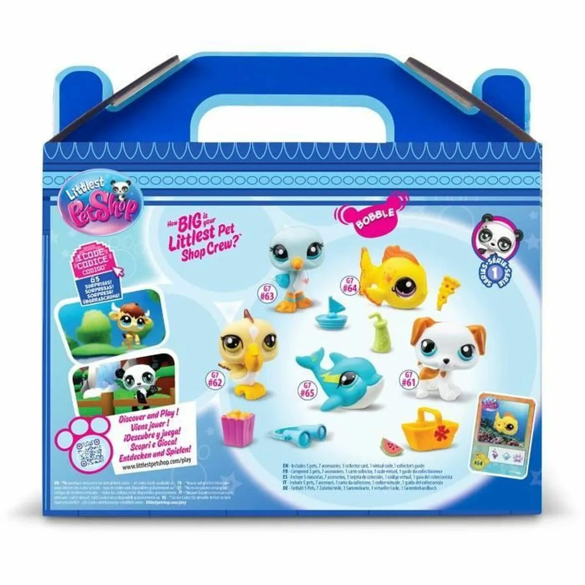 Sada Postavičiek Bandai Littlest Pet Shop Plastické - Hracie Sady