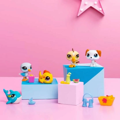 Sada Postavičiek Bandai Littlest Pet Shop Plastické - Hracie Sady