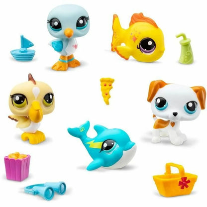 Sada Postavičiek Bandai Littlest Pet Shop Plastické - Hracie Sady