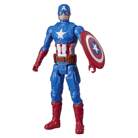 Skladacia Figúrka Hasbro Titan Hero Captain America 30 Cm - Akční Hrdinovia