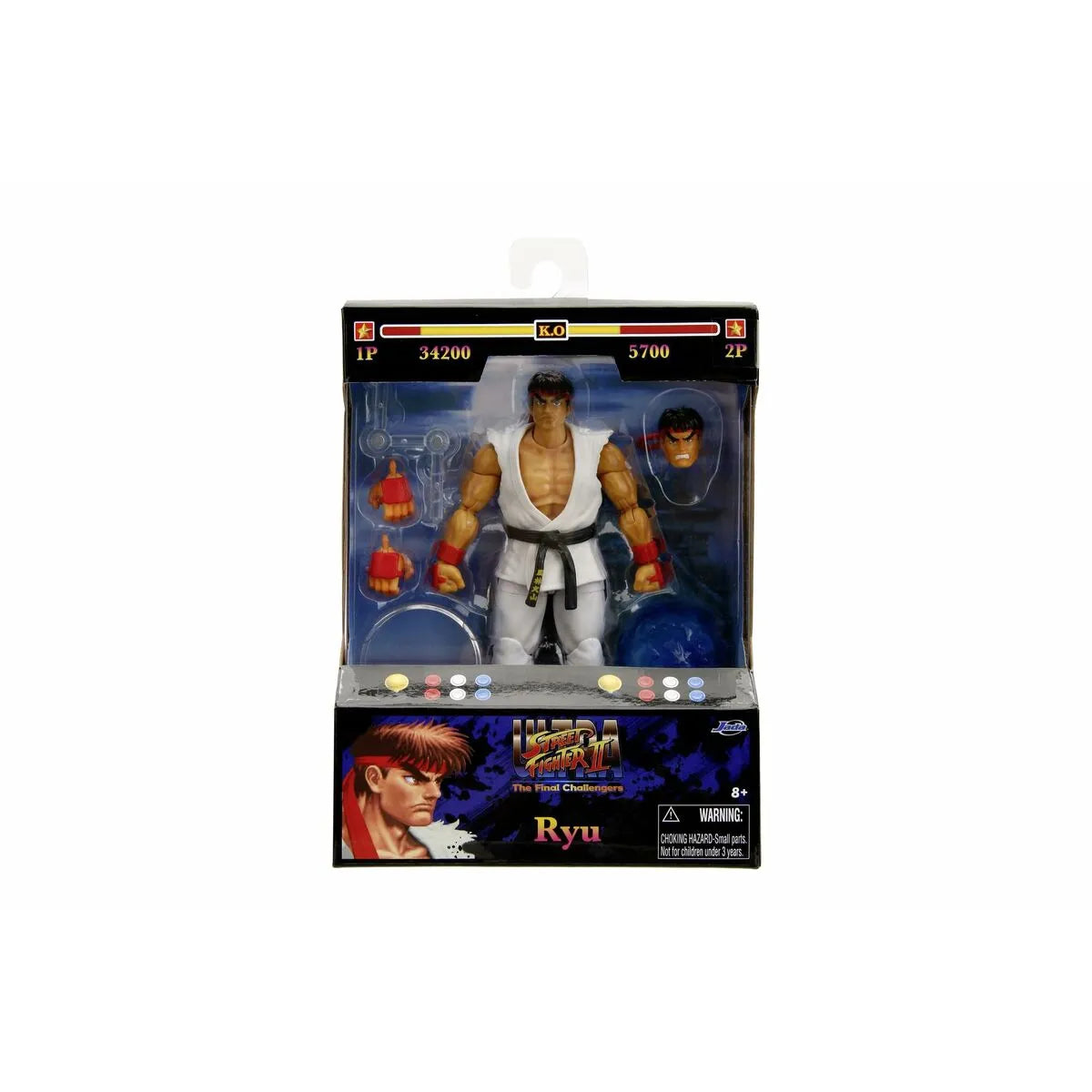 Skladacia Figúrka Jada Street Fighters - Ryu 15 Cm - Hračky a Hry Bábiky Postavičky