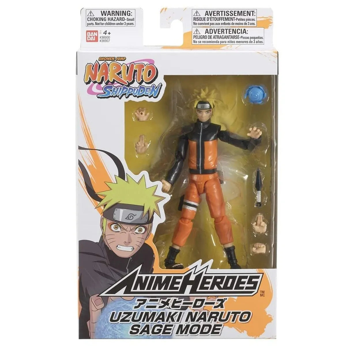 Skladacia Figúrka Naruto Anime Heroes - Uzumaki Sage Mode 17 Cm - Hračky a Hry Bábiky Postavičky