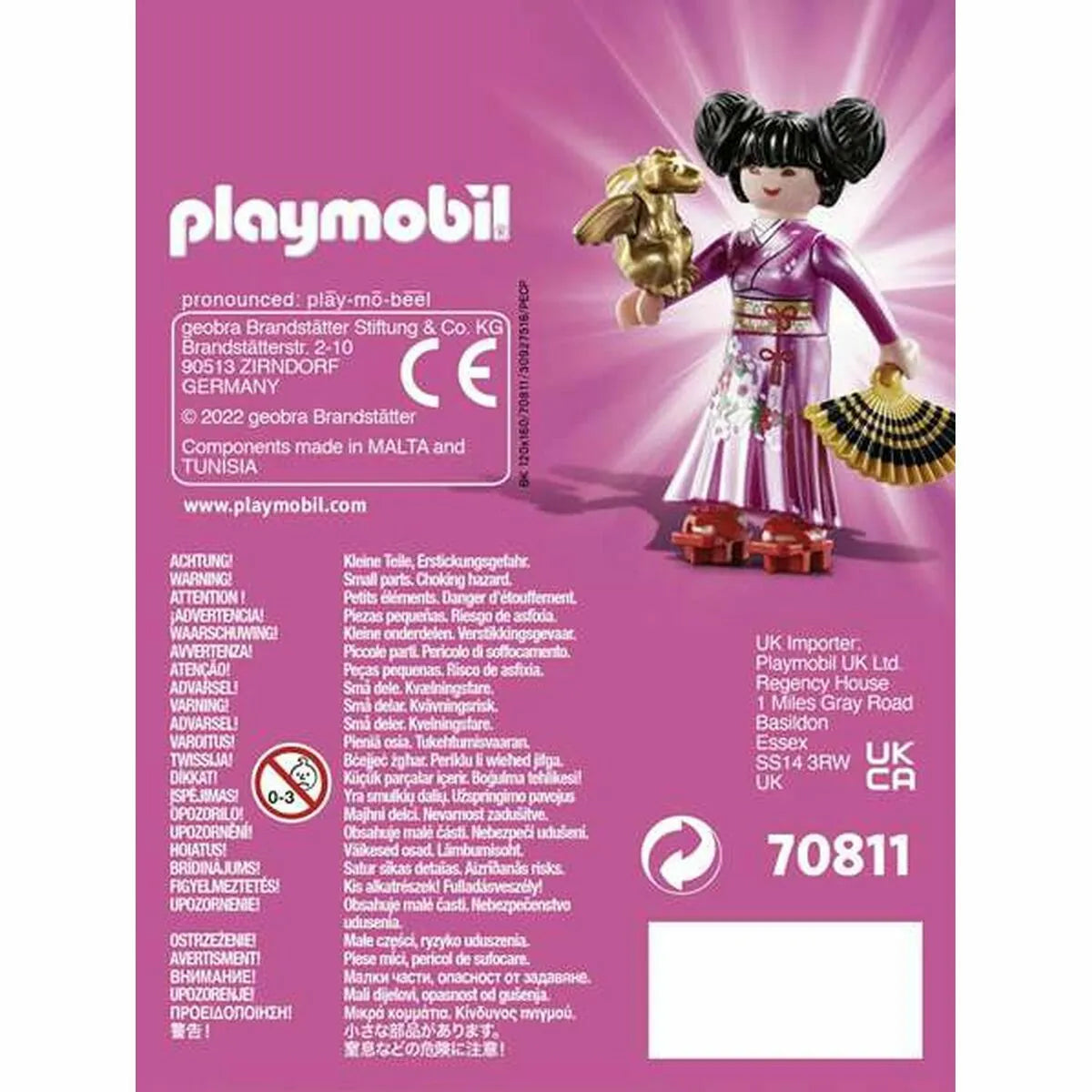 Skladacia Figúrka Playmobil Playmo-friends 70811 Japonka Princezná (7 Pcs) - Hracie Sady