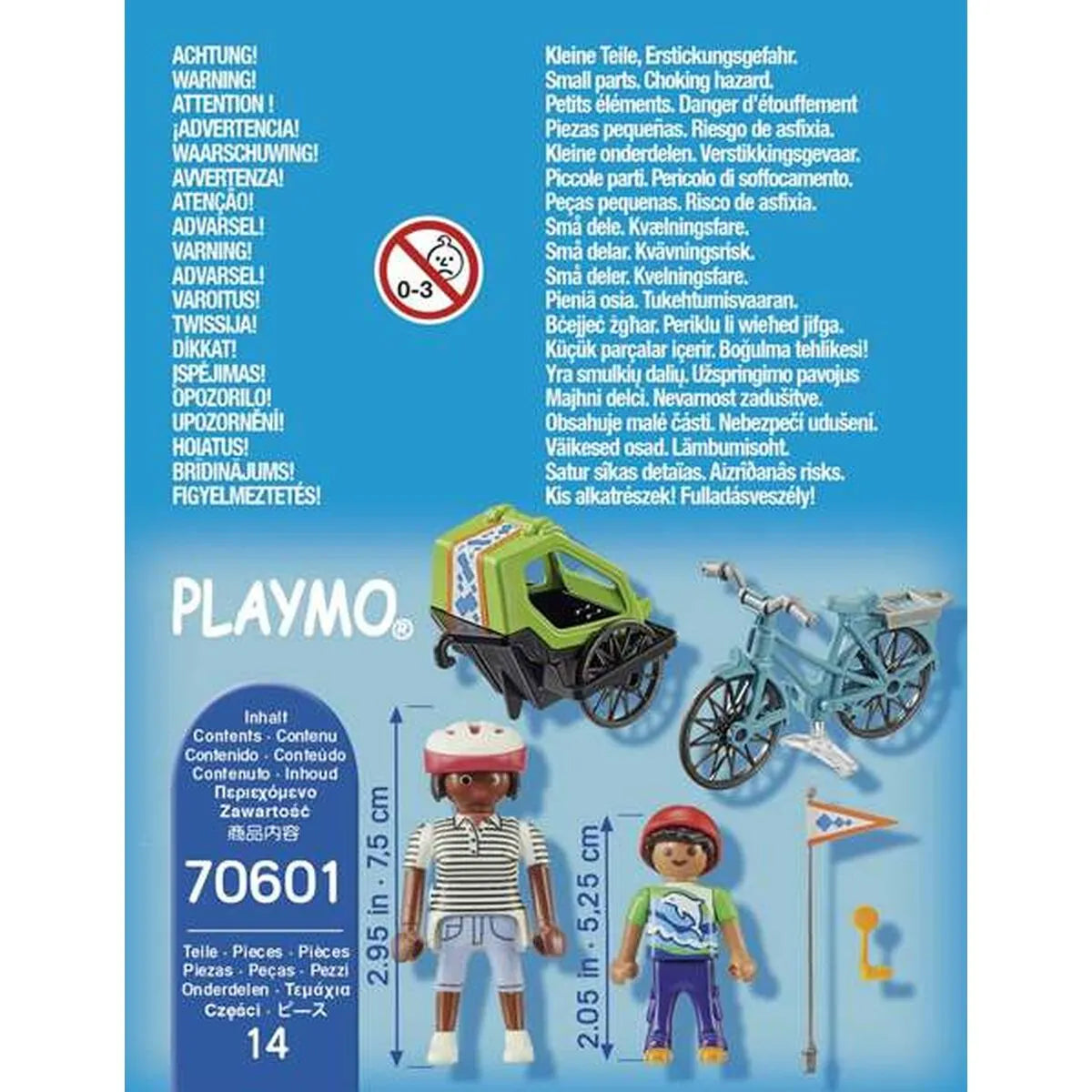 Skladacia Figúrka Playmobil Special Plus Bicykel Excursion 70601 (14 Pcs) - Hracie Sady