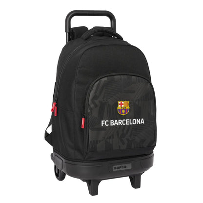 Školská Taška na Kolieskach F.c. Barcelona Black čierna 33 x 45 22 Cm - školské Tašky