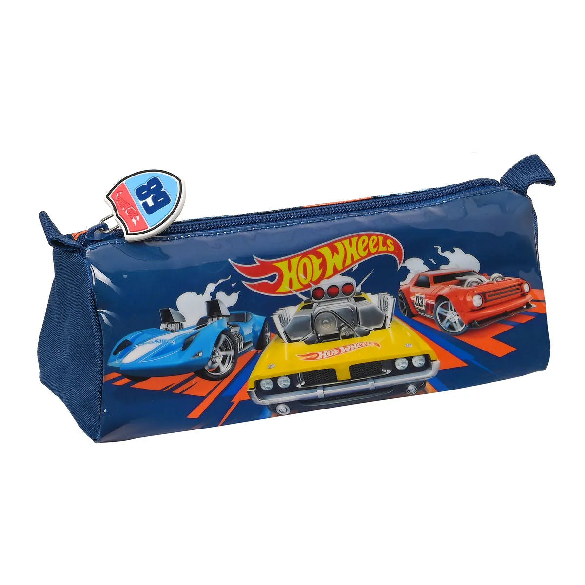 Školské Púzdro Hot Wheels Speed Club Oranžová Námornícka Modrá (21 x 8 7 Cm) - Púzdra