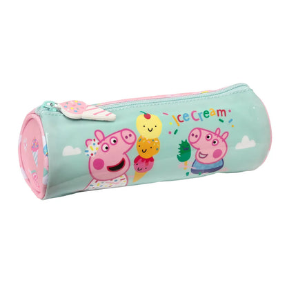 Školské Púzdro Peppa Pig Ice Cream Ružová Mätová 20 x 7 Cm - Kancelária a Kancelárske Potreby školský